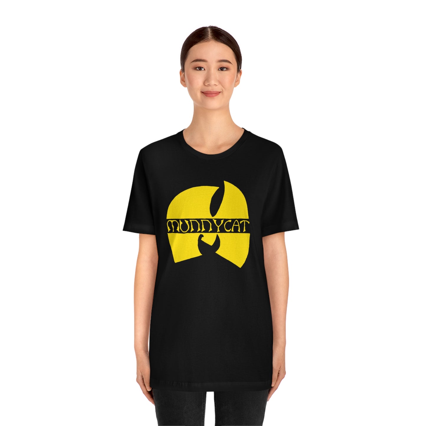 'MUNNYCAT is for the Children' Unisex Jersey Short Sleeve Tee