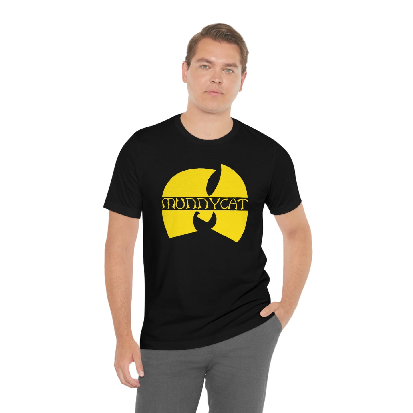 'MUNNYCAT is for the Children' Unisex Jersey Short Sleeve Tee