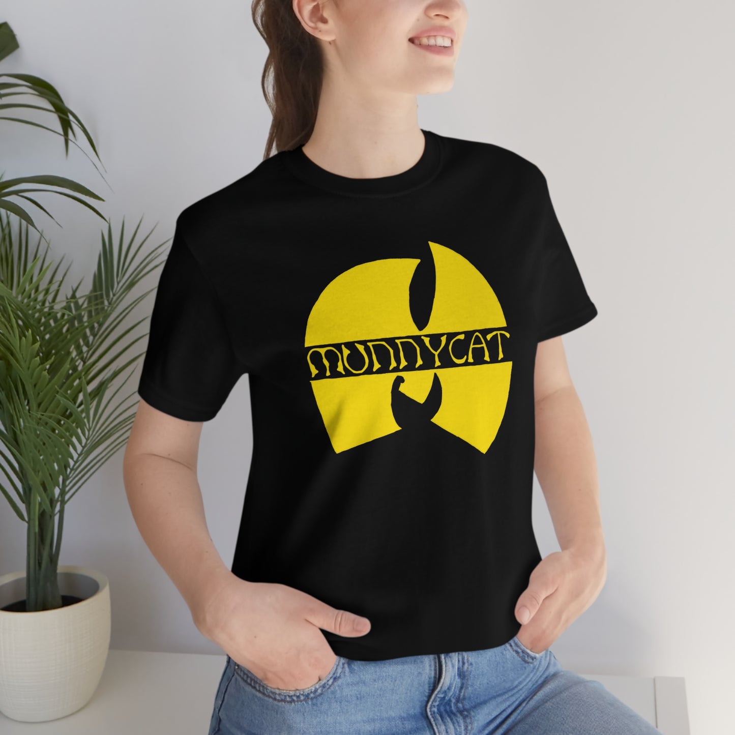 'MUNNYCAT is for the Children' Unisex Jersey Short Sleeve Tee