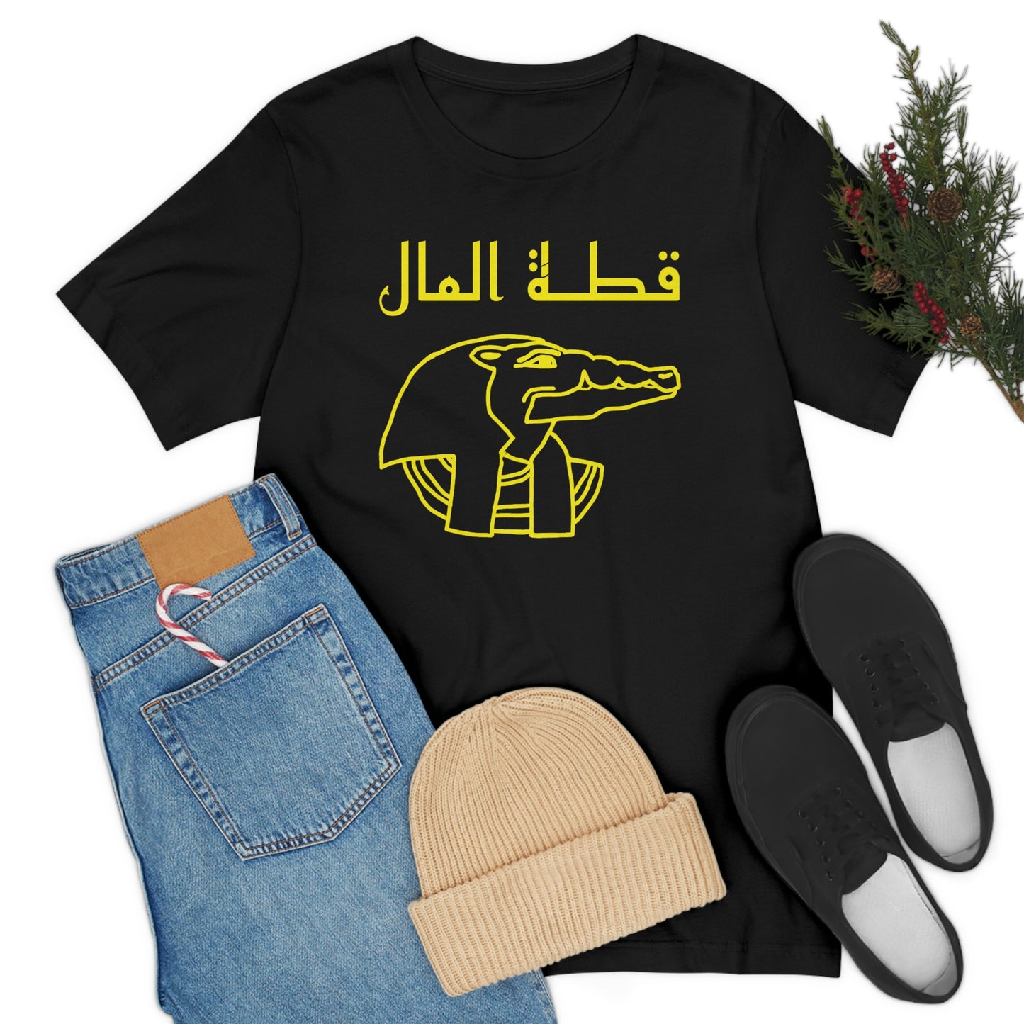 Arabic MUNNYCAT Unisex Jersey Short Sleeve Tee