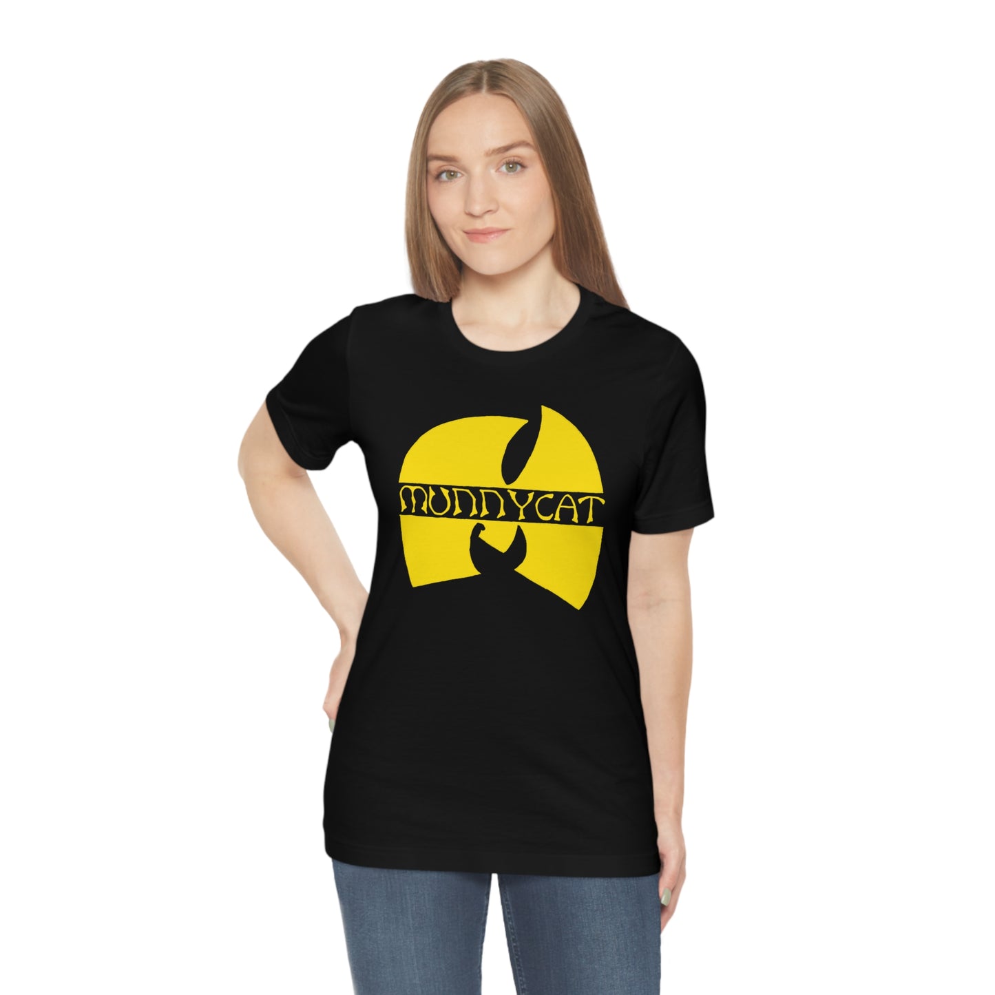 'MUNNYCAT is for the Children' Unisex Jersey Short Sleeve Tee